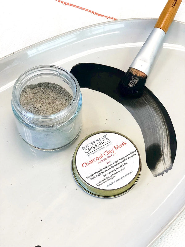 Organic Charcoal Mask / Activated Charcoal Mask White Smokey