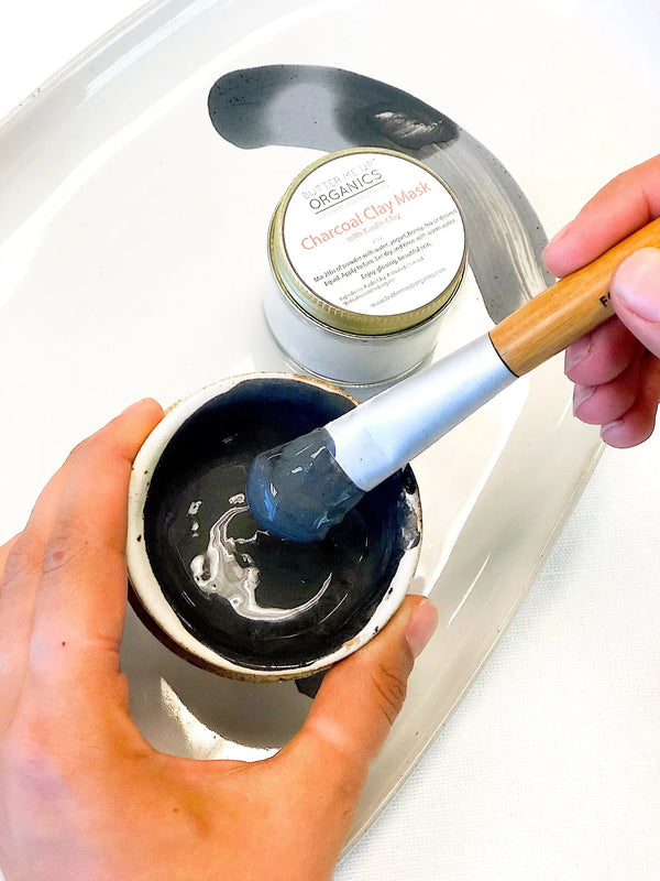 Organic Charcoal Mask / Activated Charcoal Mask White Smokey
