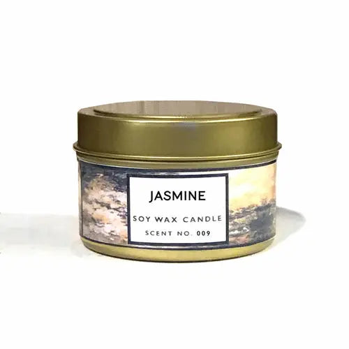 Jasmine Soy Wax Candle Indigo Poseidon