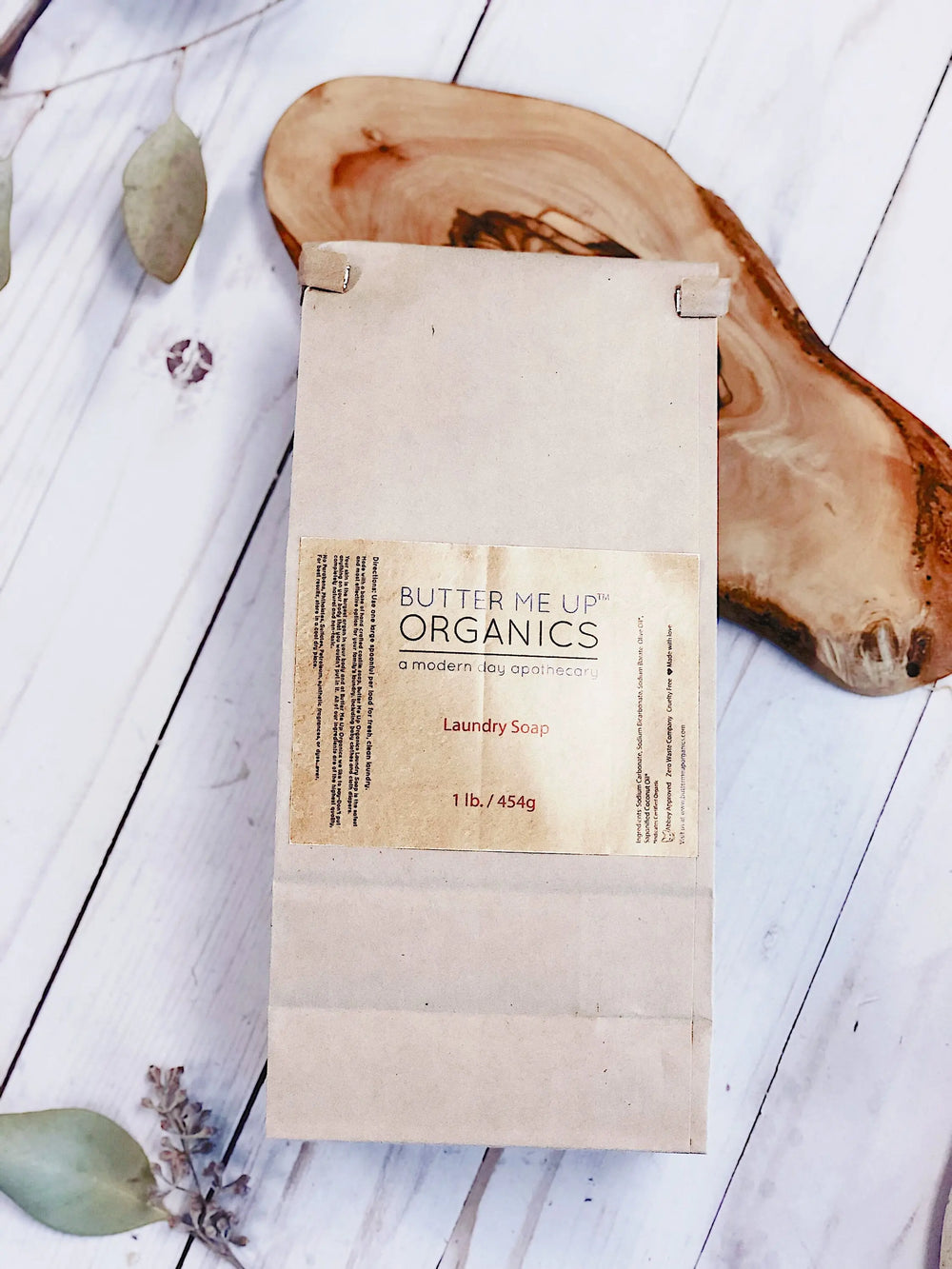 All Natural Laundry Soap / Organic Laundry Detergent / All-Natural White Smokey