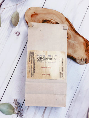 All Natural Laundry Soap / Organic Laundry Detergent / All-Natural White Smokey