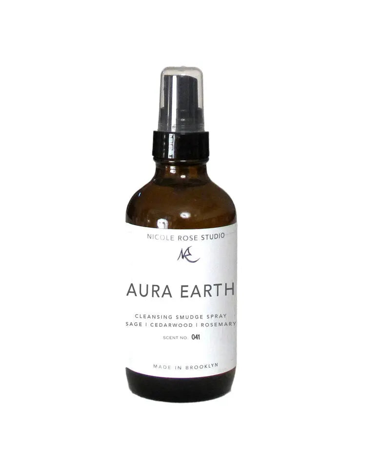 Aura Earth Sage Cleansing Smudge Spray Indigo Poseidon