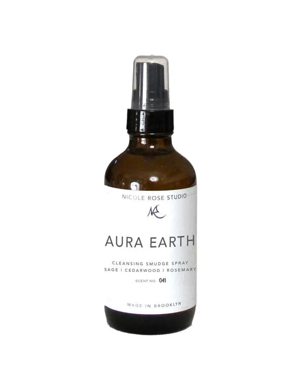 Aura Earth Sage Cleansing Smudge Spray Indigo Poseidon