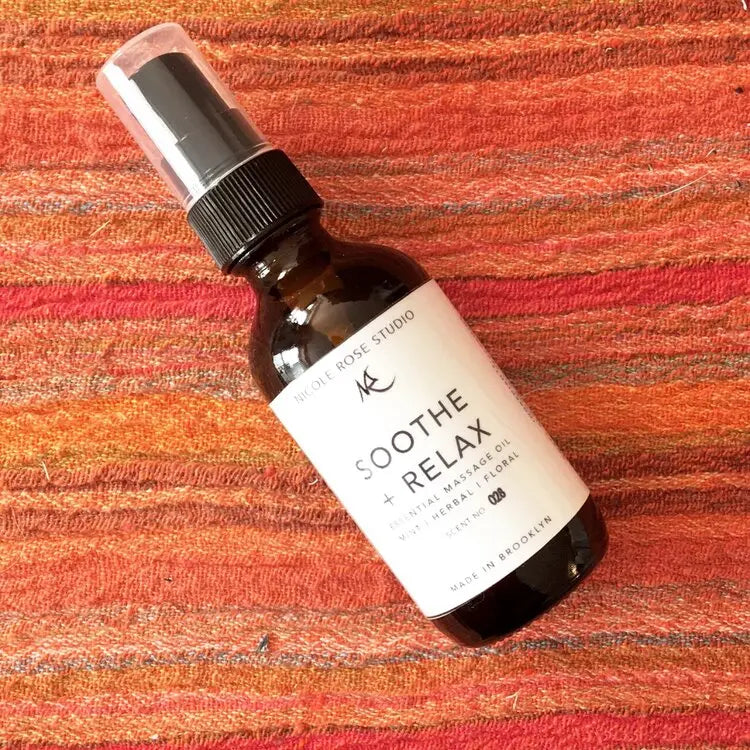 Soothe + Relax Essential Body + Massage Oil Indigo Poseidon