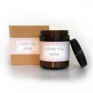 I Love You Mom Eucalyptus Scented Soy Wax Candle Indigo Poseidon