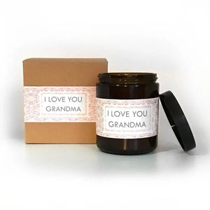 I Love You Grandma Eucalyptus Scented Soy Wax Candle Indigo Poseidon