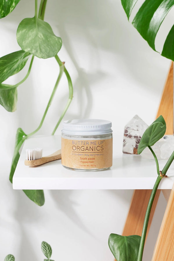 All Natural Organic Whitening Toothpaste / Remineralizing Toothpaste White Smokey