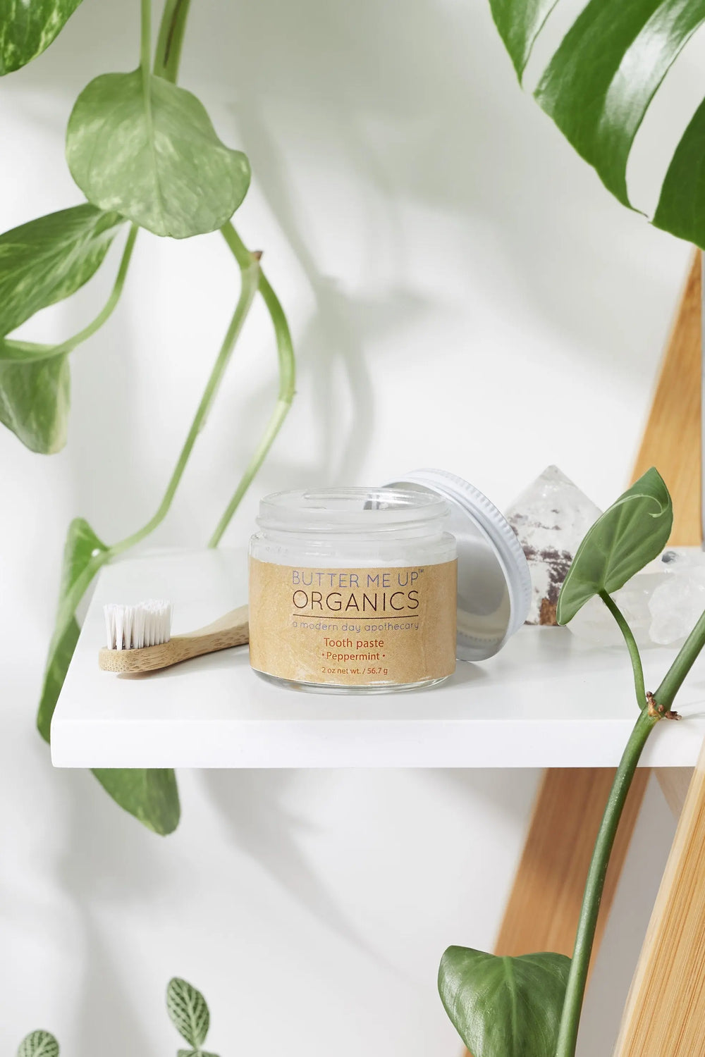 All Natural Organic Whitening Toothpaste / Remineralizing Toothpaste White Smokey