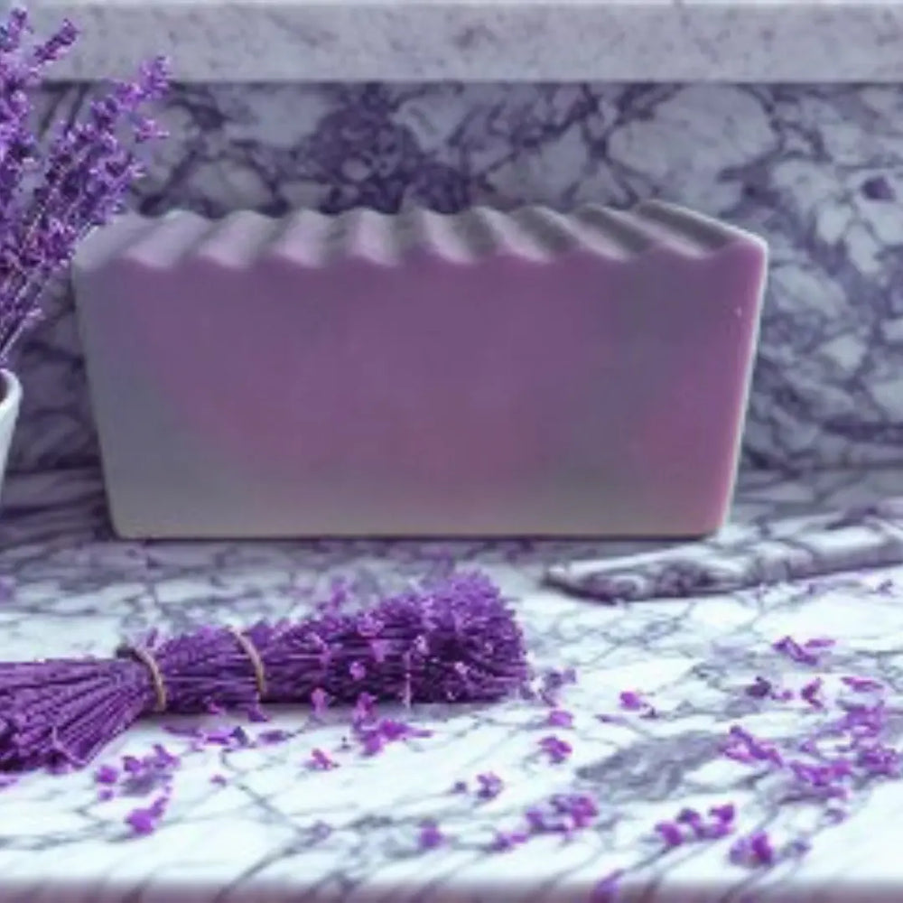Lavender Bliss- Lavender Scented Handmade Soap Pear Coeus
