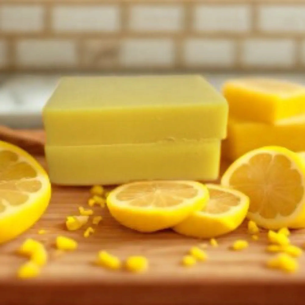 Lemon Zest- Lemon Scented Handmade Soap Pear Coeus