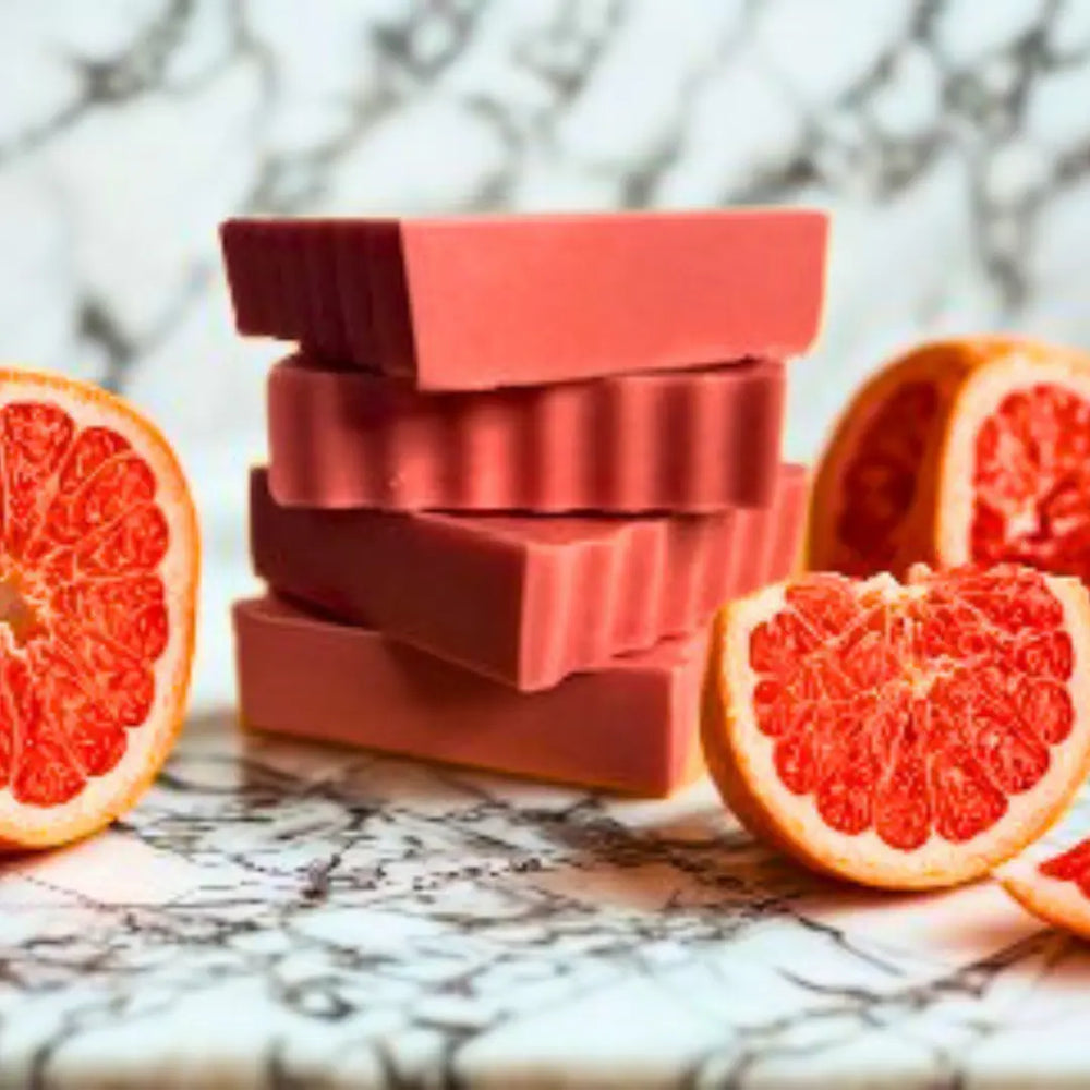 Grapefruit Splash- Grapefruit Scented Handmade Soap Pear Coeus