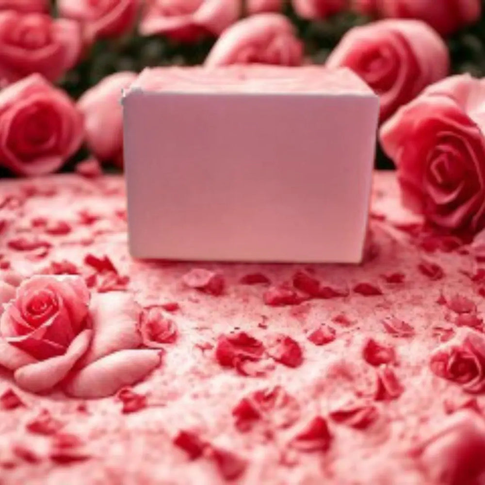 Rose Petals- Rose Scented Handmade Soap Pear Coeus