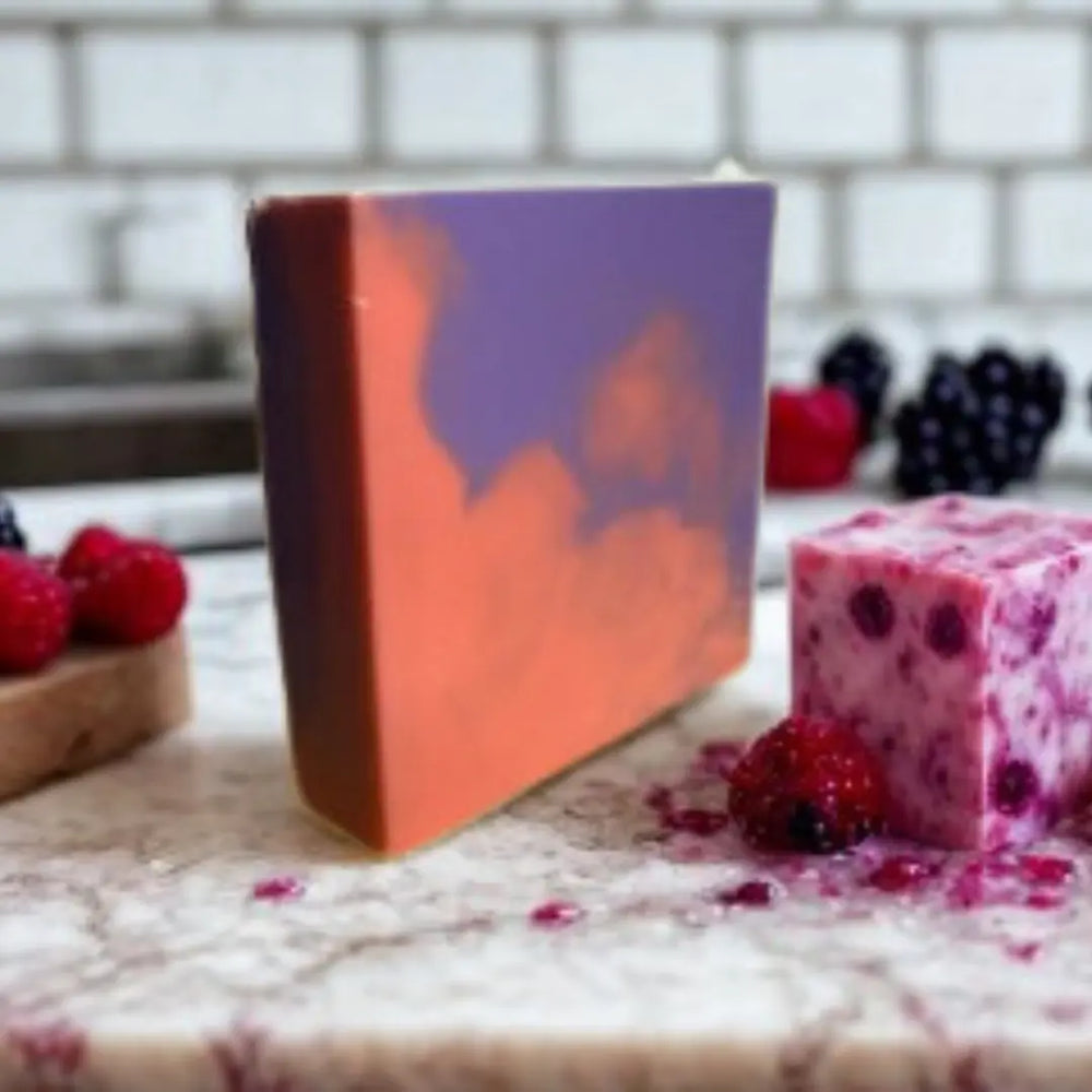 Berry Breeze- Mixed Berry Scented Handmade Soap Pear Coeus