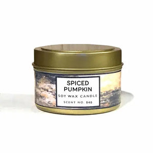 Spiced Pumpkin Soy Wax Candle Indigo Poseidon