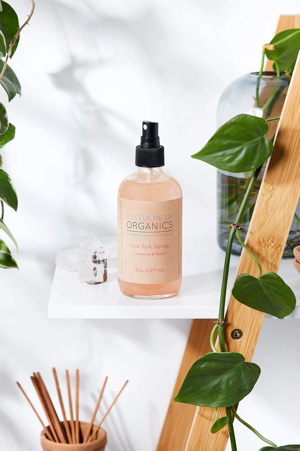 Sea Salt Spray / Pink Himilayan Salt / Hair Texturizer / Beach Waves / White Smokey