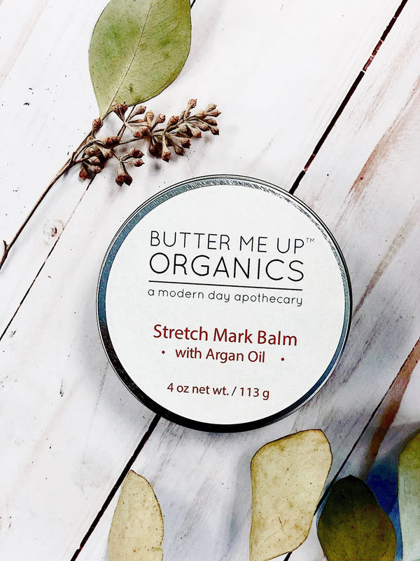 Organic Stretch Mark Body Butter Argan Oil/ Stretch Marks / Stretch White Smokey