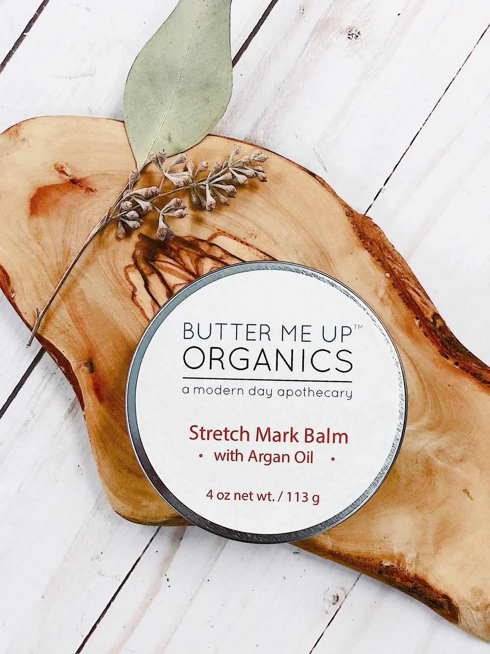 Organic Stretch Mark Body Butter Argan Oil/ Stretch Marks / Stretch White Smokey