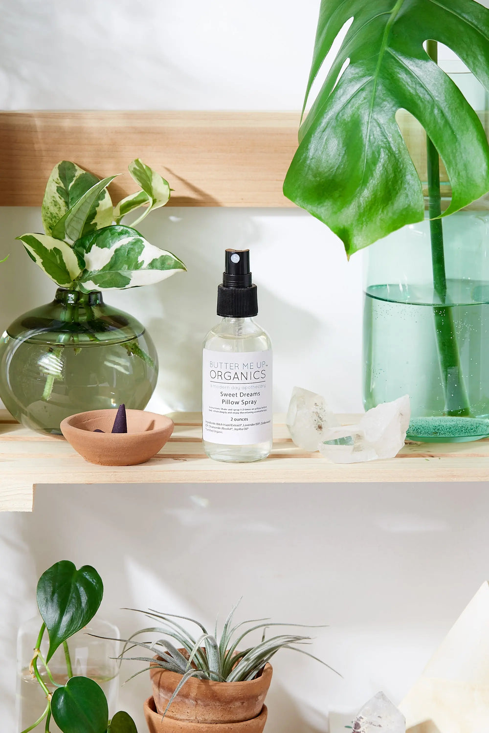 Organic Pillow Mist / Aromatherapy  / Relaxing Essential Oils / Gentle White Smokey