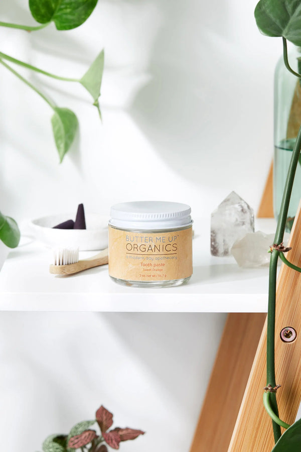 All Natural Organic Whitening Toothpaste / Remineralizing Toothpaste White Smokey