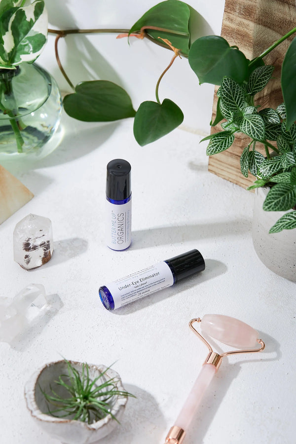 Organic Caffeinated Under Eye Serum / Under Eye Repair / Dark Circles White Smokey