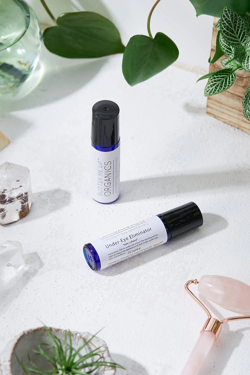 Organic Caffeinated Under Eye Serum / Under Eye Repair / Dark Circles White Smokey