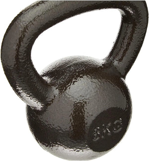 Kettlebell for Home Gym & Workout Fitness Training (4 Kg, Black) Mauve Hephaestus
