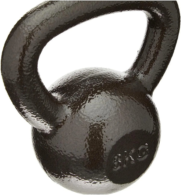 Kettlebell for Home Gym & Workout Fitness Training (4 Kg, Black) Mauve Hephaestus
