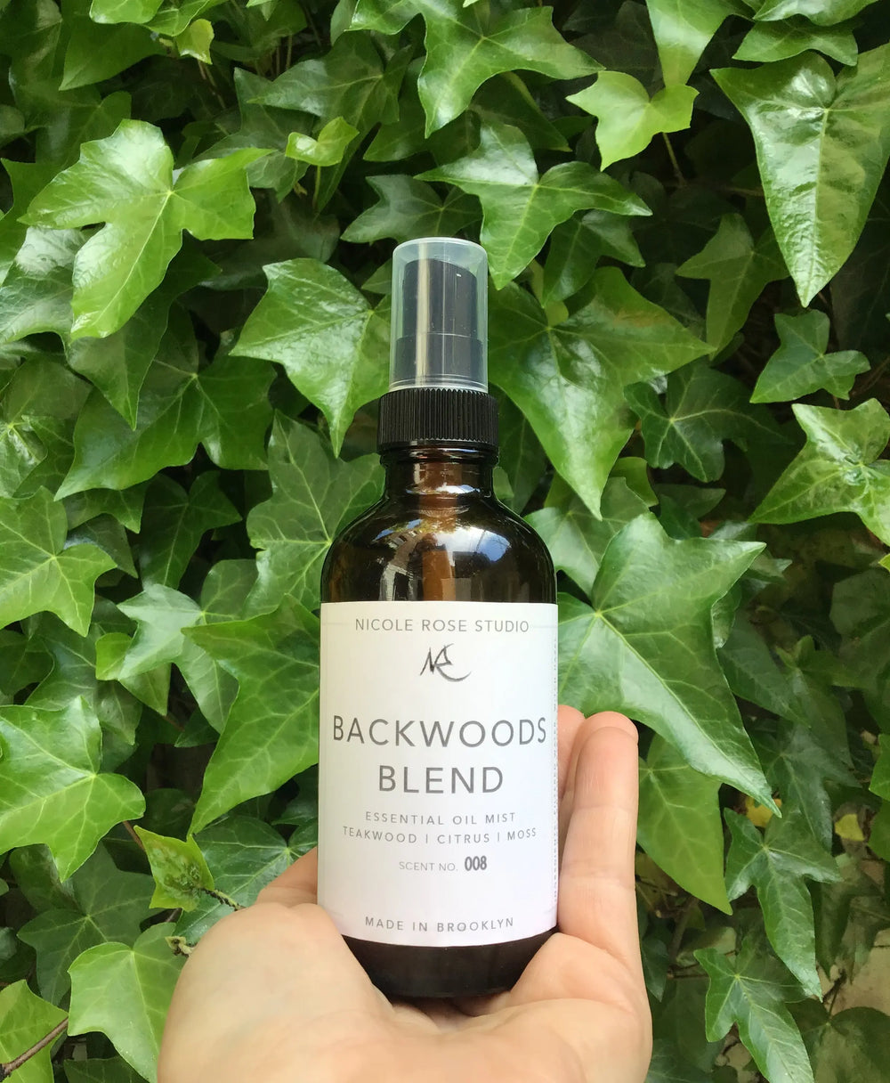 Backwoods Blend Organic Essential Oil Disinfectant Spray Indigo Poseidon