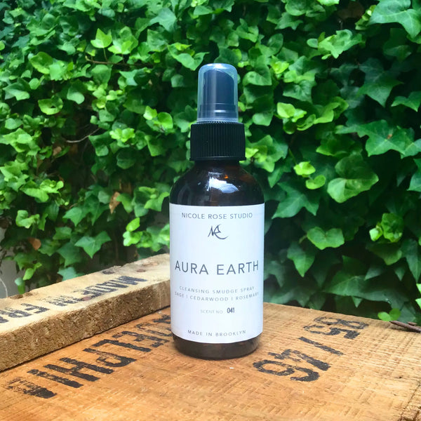 Aura Earth Sage Cleansing Smudge Spray Indigo Poseidon