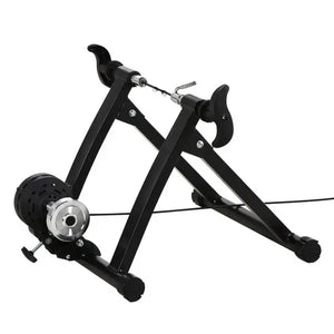 Soozier Indoor Magnetic Bike Bicycle Trainer Stand 5 Level Resistance Taupe Shadow