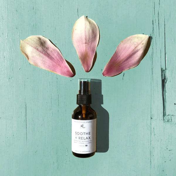 Soothe + Relax Essential Body + Massage Oil Indigo Poseidon