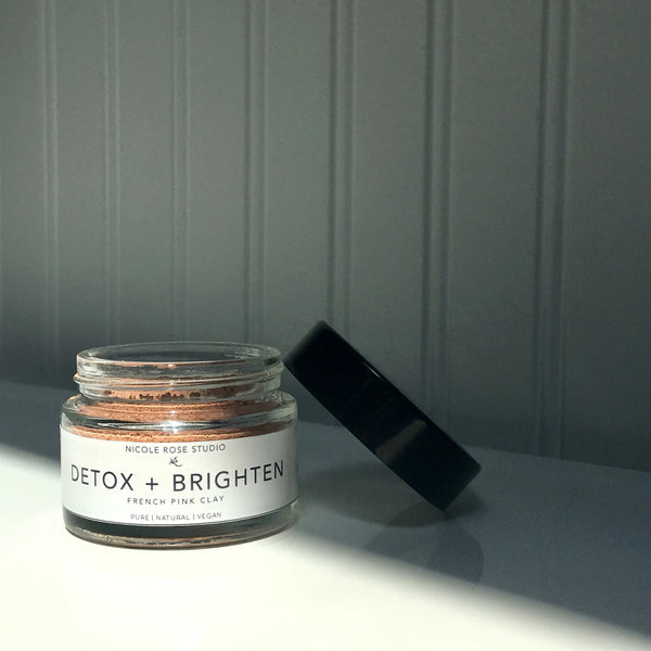 Detox + Brighten French Pink Clay Mask Indigo Poseidon