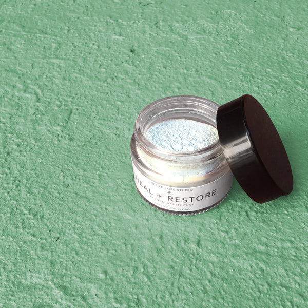 Heal + Restore French Green Clay Mask Indigo Poseidon