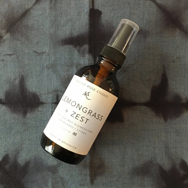 Lemongrass + Zest Organic Essential Oil Disinfectant Spray Indigo Poseidon