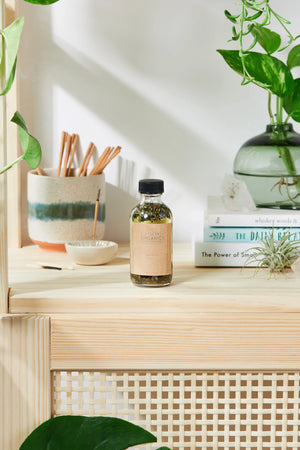Bath Oil Healing and Relaxing Lavender White Smokey