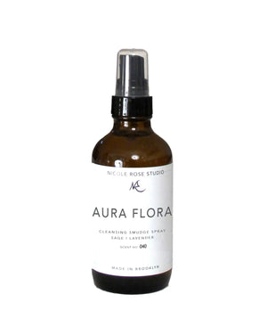 Aura Flora Sage Cleansing Smudge Spray Indigo Poseidon