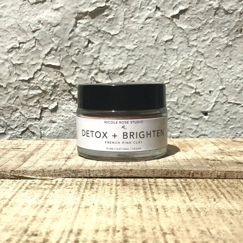 Detox + Brighten French Pink Clay Mask Indigo Poseidon