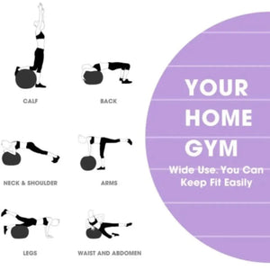 Home Exercise Fitness Yoga Ball Yellow Pandora