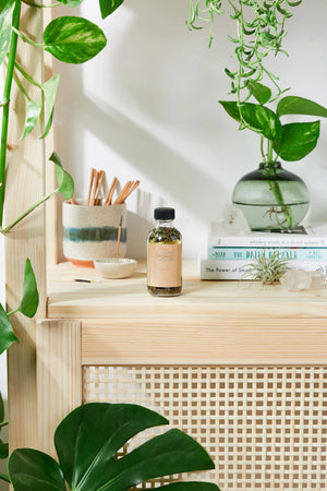 Bath Oil Healing and Relaxing Lavender White Smokey