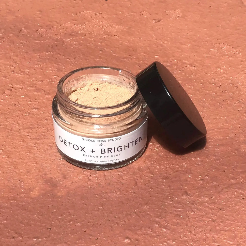 Detox + Brighten French Pink Clay Mask Indigo Poseidon