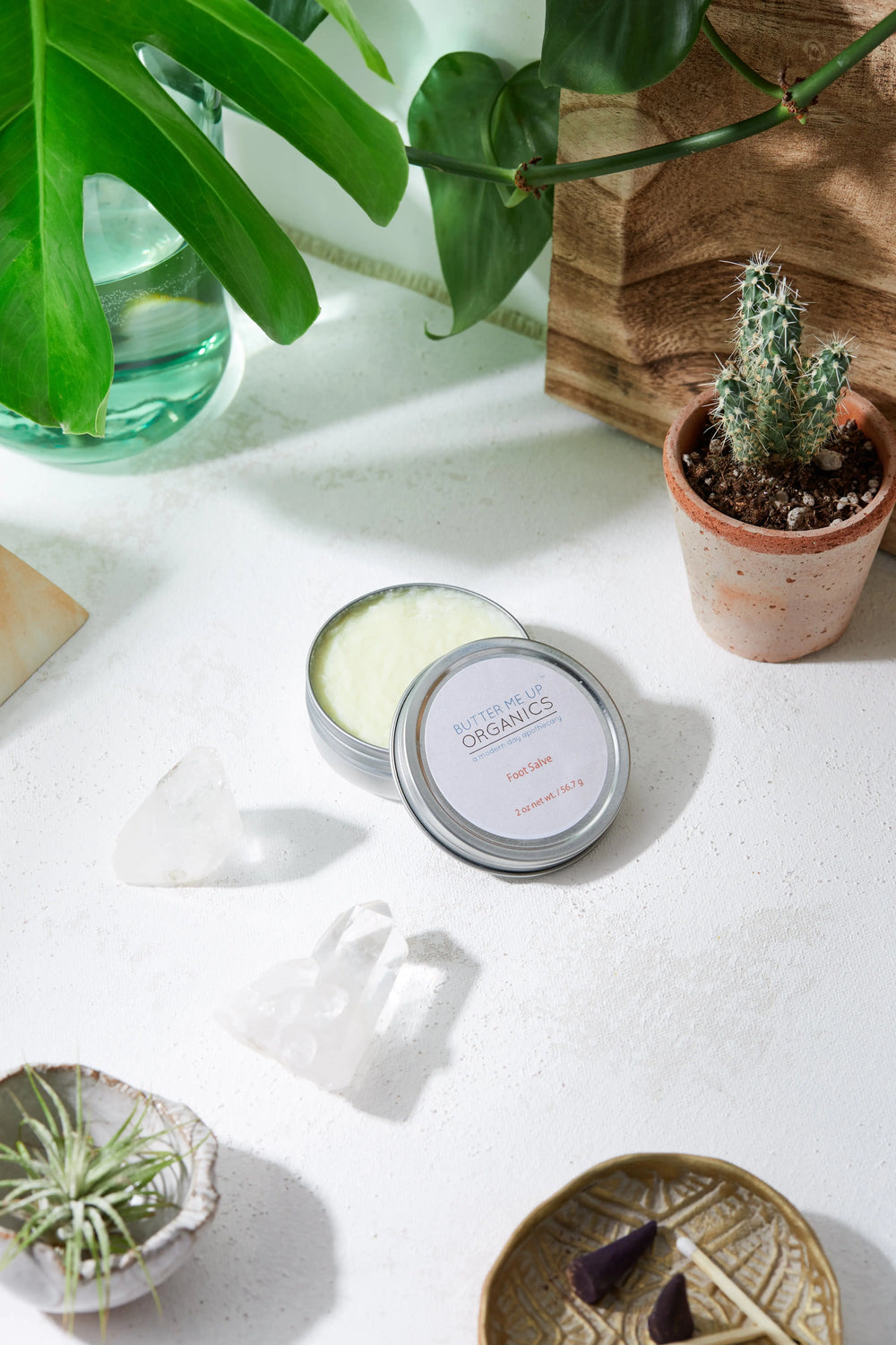 Foot Salve/ Dry Cracked Feet / Heel Salve / Foot Butter White Smokey