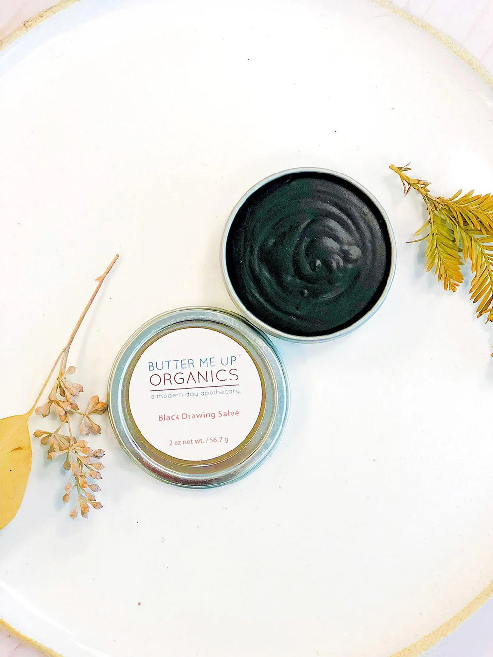 Organic Black Drawing Salve / Bee Stings / Rashes / Skin Ailments / White Smokey