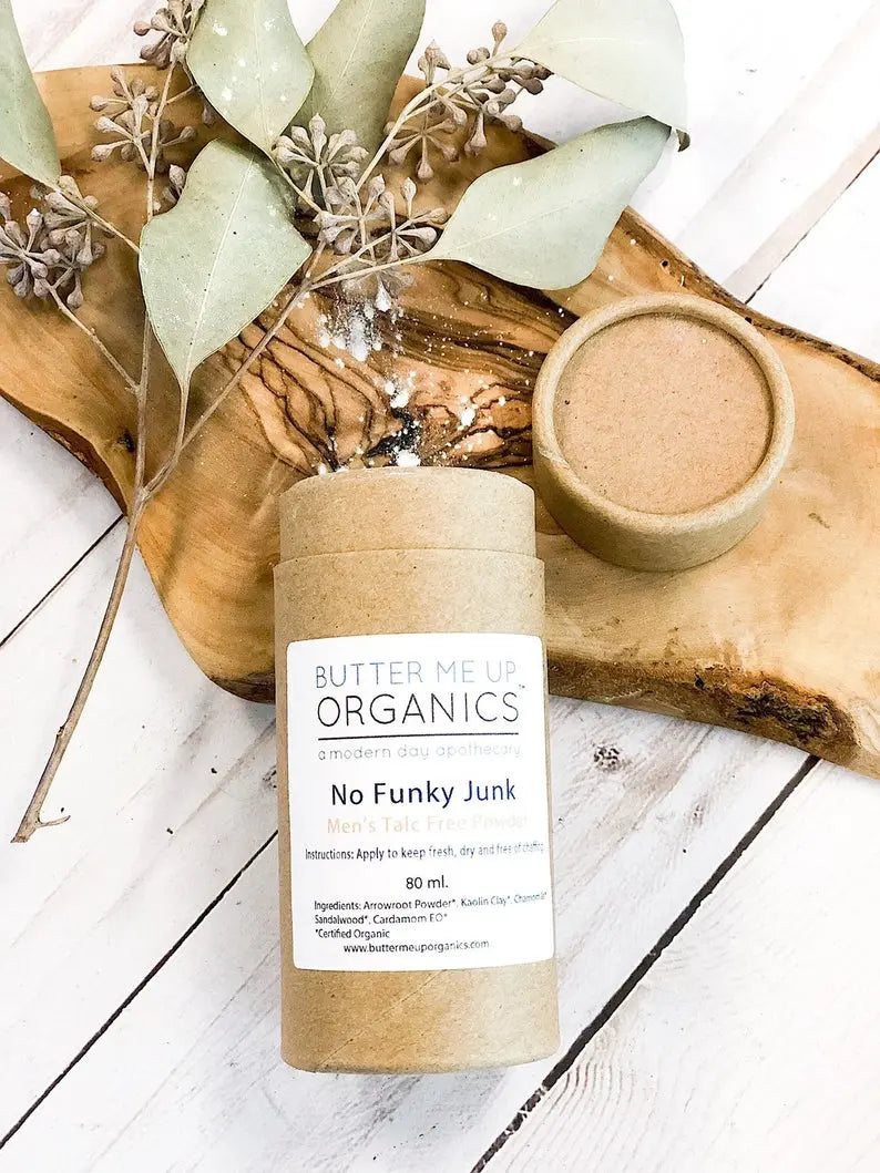 No Funky Junk / Men's Talc Free Powder White Smokey