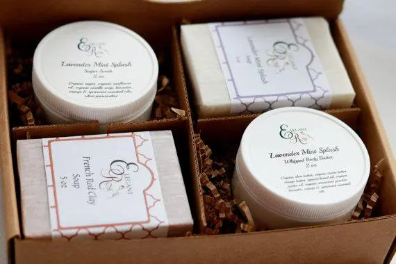 English Rose Spa Gift Maroon Oliver