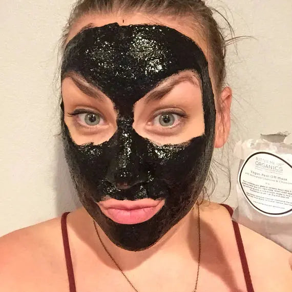 VEGAN activated charcoal peel off mask - Thrivera