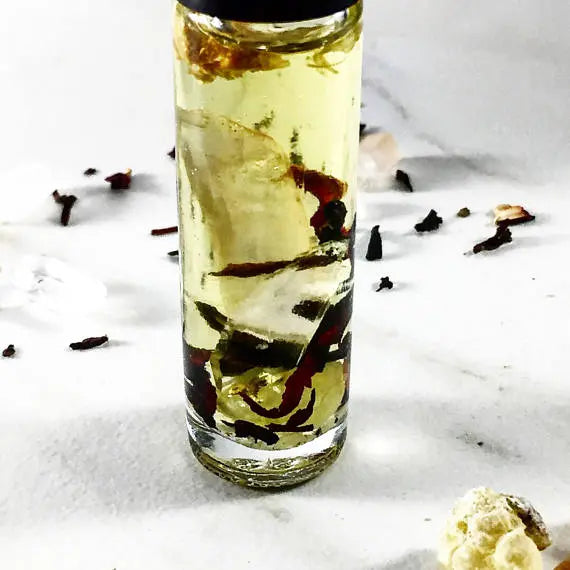 Essential Oil Blend with Crystals Frankincense - Thrivera