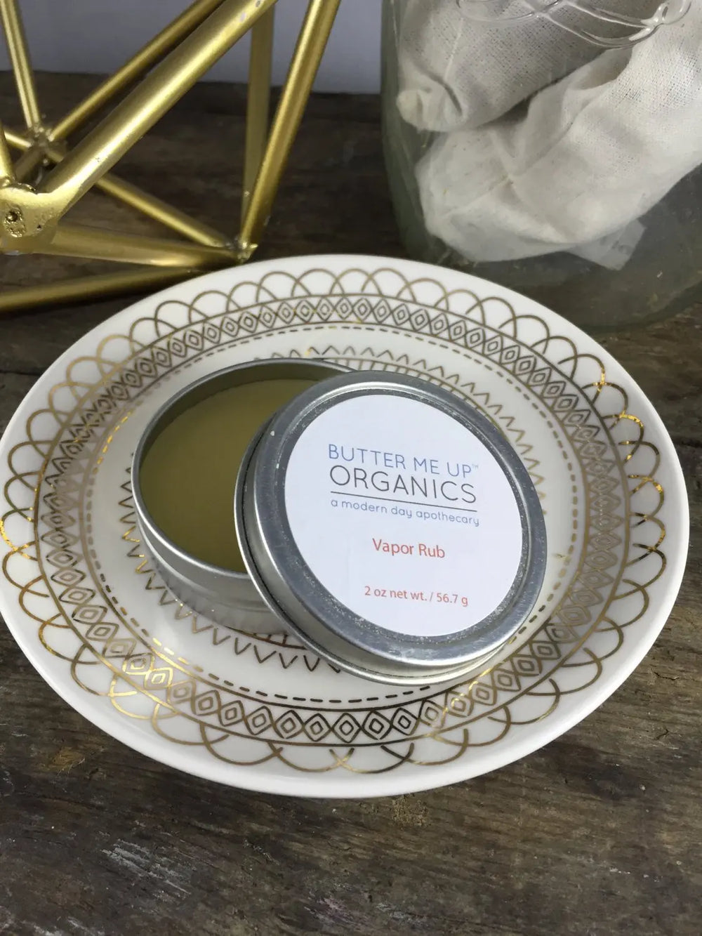 Handmade Organic Vapor Rub / Sick Balm White Smokey