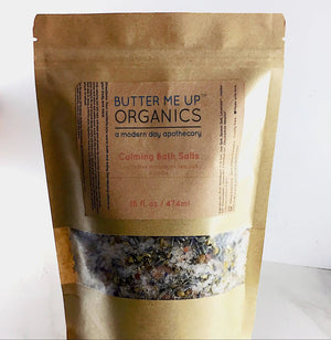 Calming Bath Salts / Detox / Relaxation / Lavender & Chamomile / White Smokey