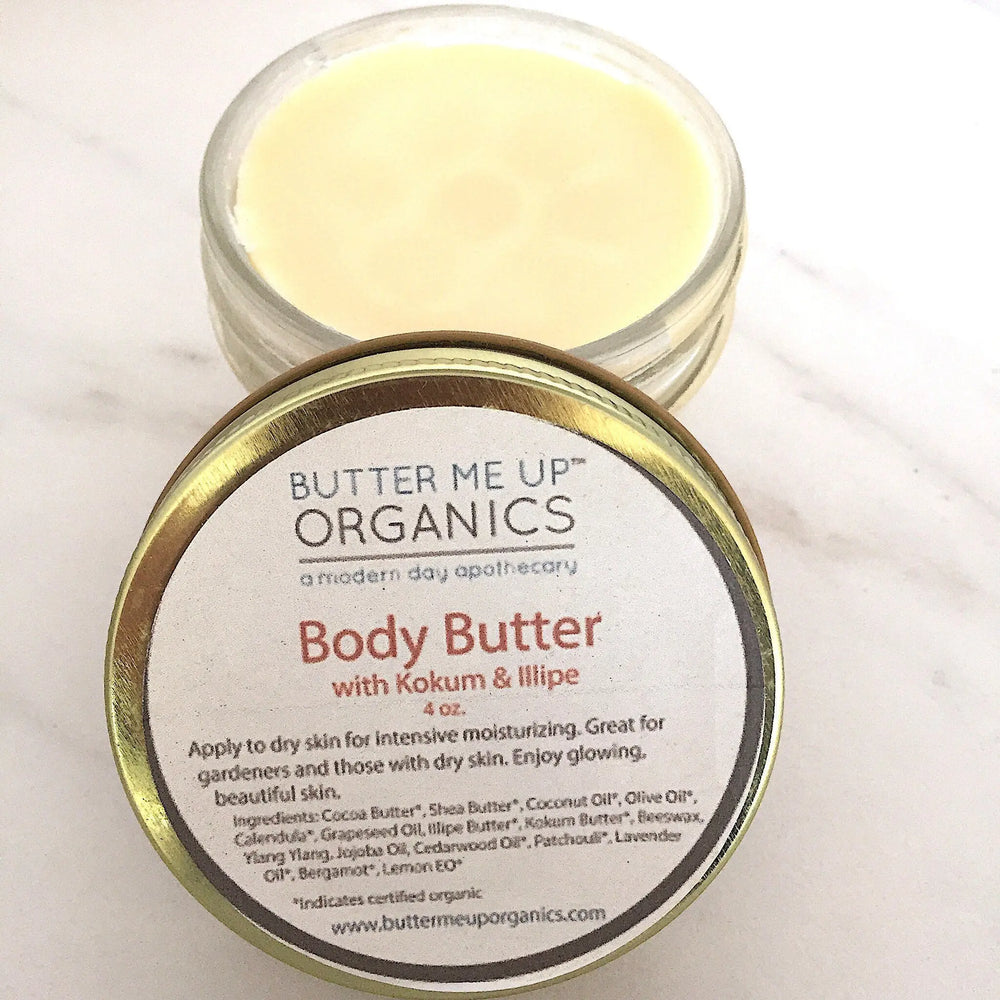 Organic Body Butter / Gardener's Hands / Gardner's Therapy / Elbow White Smokey