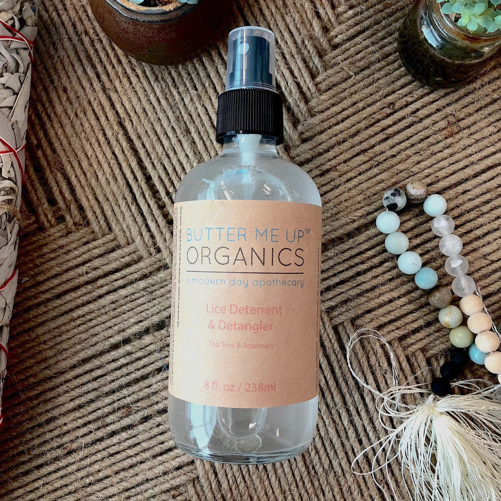 Lice Deterrent / Organic Detangler / Organic Lice Prevention White Smokey